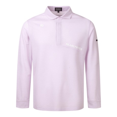 남성 사선 로고 칼라 긴팔 티셔츠