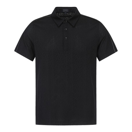 남성 모노그램 반팔 칼라 티셔츠