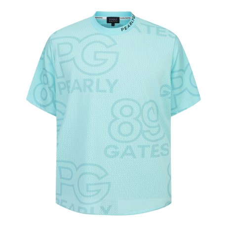 남성 빅 로고 펀칭 반팔 티셔츠