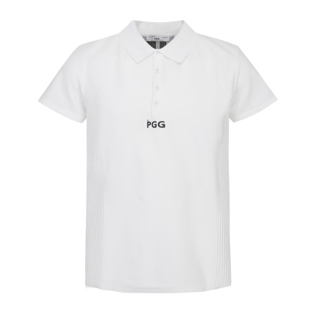 남성 스트라이프 메쉬 반팔 티셔츠