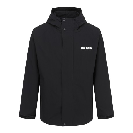 남성 레터링 잭바니 로고 그래픽 후드 점퍼