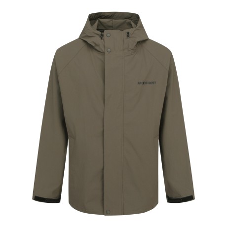 남성 레터링 잭바니 로고 그래픽 후드 점퍼