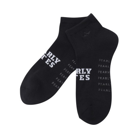 남성 배색 바니 로고 단목 양말