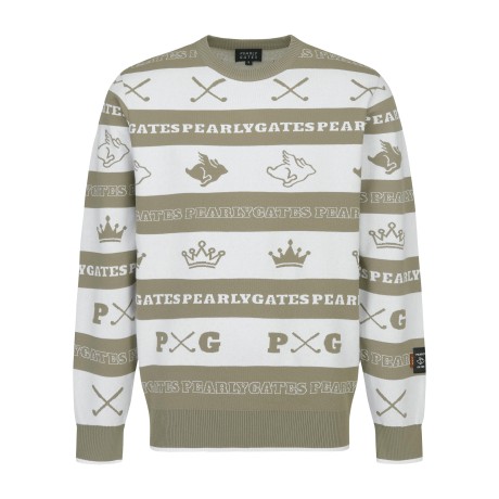 남성 바니 스트라이프 스웨터