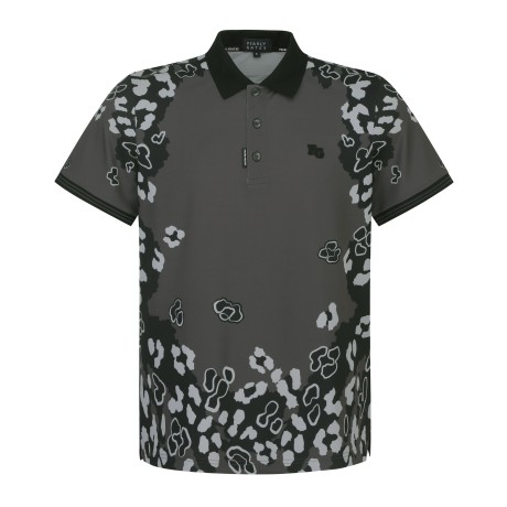 [가격인하] 남성 카모 프린팅 카라 반팔 티셔츠