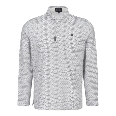 남성 바니 로고 패턴 카라 긴팔 티셔츠