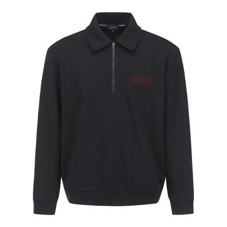 남성 하프 집업 카라 긴팔 티셔츠