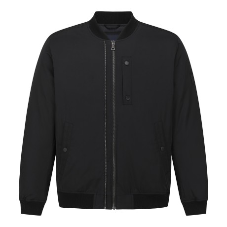 [가격 인하] 남성 로고 패치 포인트 구스 다운 블루종 점퍼