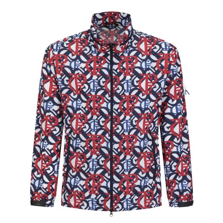 남성 모노그램 히든 후드 점퍼