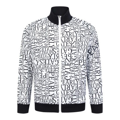 남성 로고 패턴 집엄 점퍼