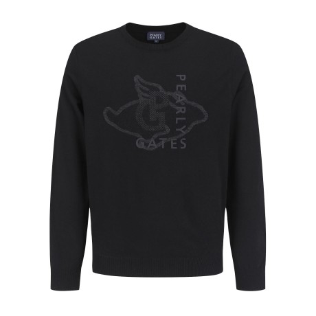 남성 바니 로고 긴팔 니트