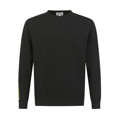 남성 잭바니 로고 슬리브 니트