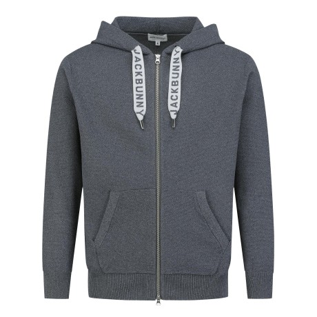 남성 잭바니 로고 스트링 집업 니트