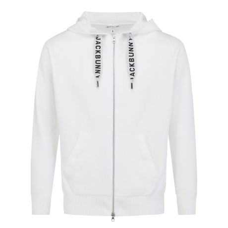 남성 잭바니 로고 스트링 집업 니트