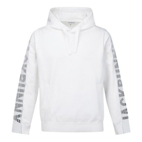 남성 잭바니 로고 슬리브 후드 니트