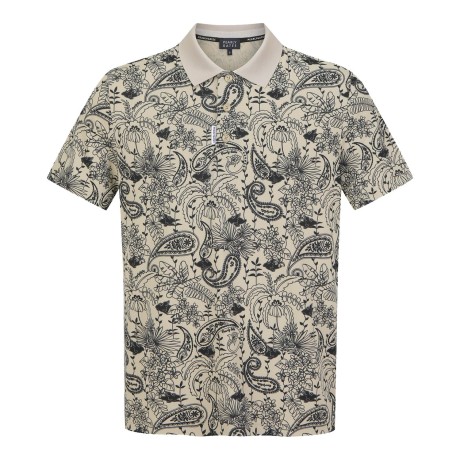 [냉감]남성 페이즐리 칼라 반팔 티셔츠