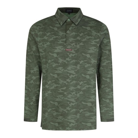 남성 패턴 칼라 긴팔 티셔츠