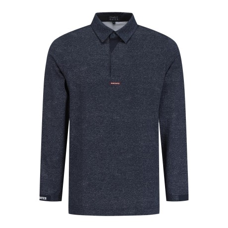 남성 패턴 칼라 긴팔 티셔츠