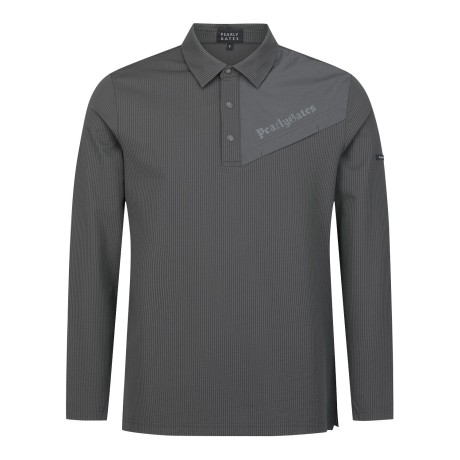 남성 스트라이프 시어서커 칼라 티셔츠