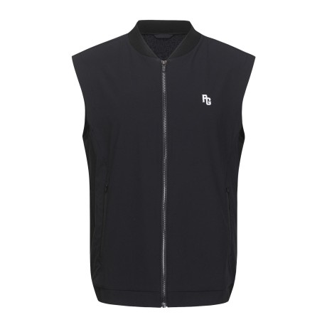 남성 써머 밴딩 블록 냉감 소재 집업 베스트