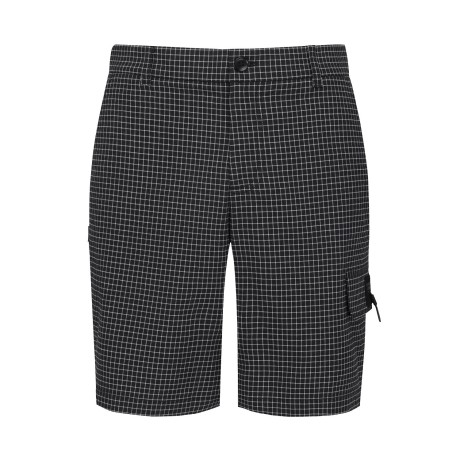 [냉감]남성 카고 포켓 체크 하프 팬츠