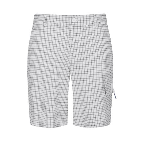 [냉감]남성 카고 포켓 체크 하프 팬츠