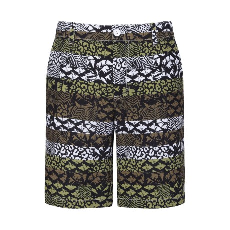 남성 바니 포레스트 컬러 블록 하프 팬츠