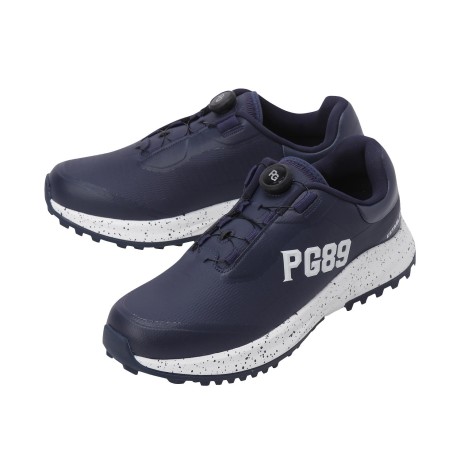 남성 페인팅 블록 엠보 로고 다이얼 골프화