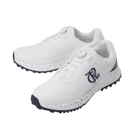 남성 페인팅 블록 엠보 로고 다이얼 골프화