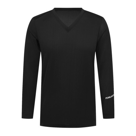 남성 백 메쉬 브이넥 냉감 긴팔 티셔츠