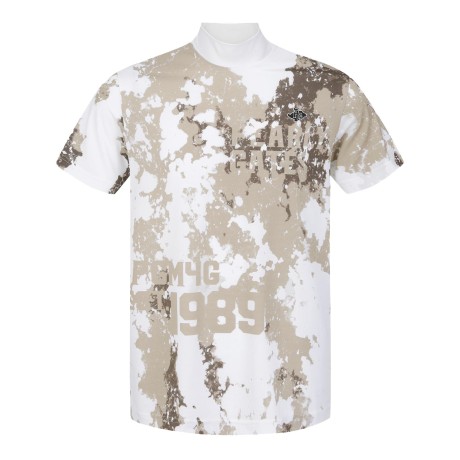 남성 프린팅 로고 반팔 티셔츠