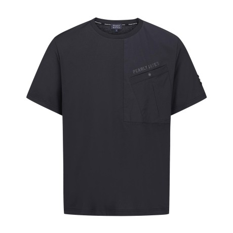 남성 사선 포켓 스트레치 반팔 티셔츠