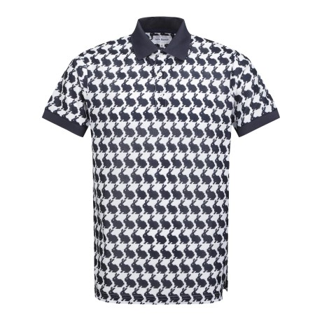 남성 잭바니 투톤 패턴 칼라 반팔 티셔츠