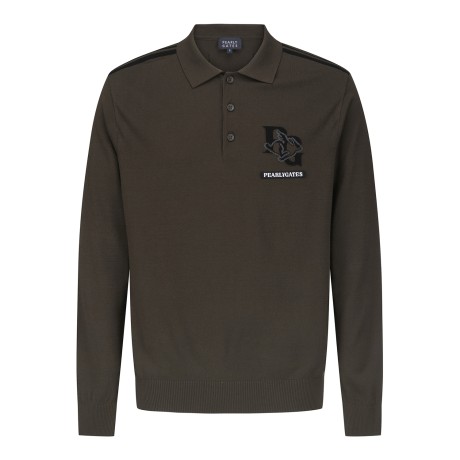 [가격 인하] 남성 배색 라인 칼라 니트