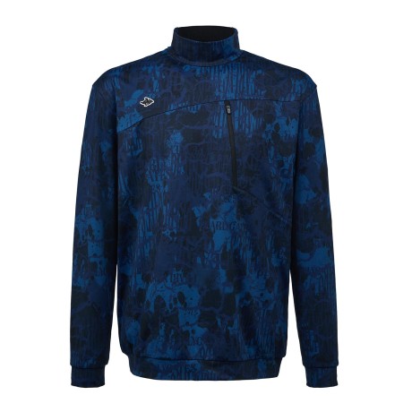 [가격 인하] 남성 패턴 루즈핏 하이넥 티셔츠