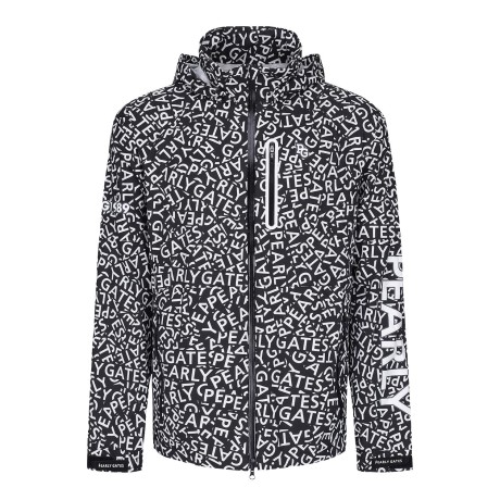 남성 로고 패턴 투웨이 패커블 점퍼