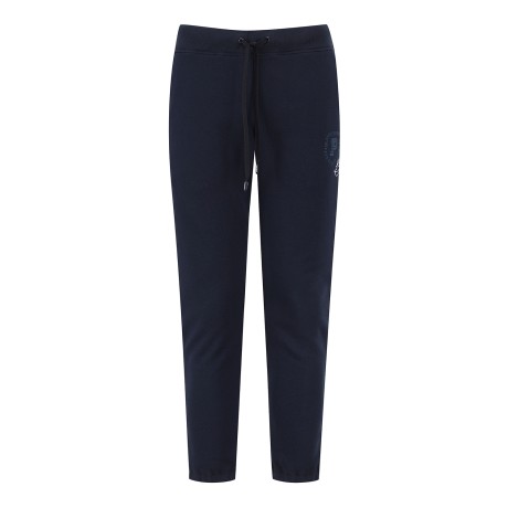 남성 스마일 로고 자수 조거 팬츠