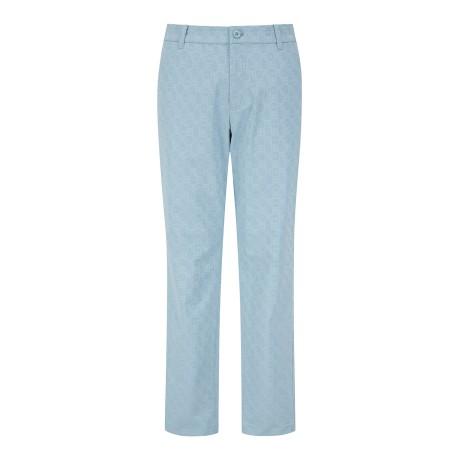 남성 로고 패턴 글로시 팬츠