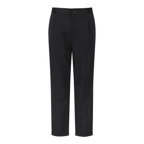 남성 로고 밴딩 롤업 팬츠