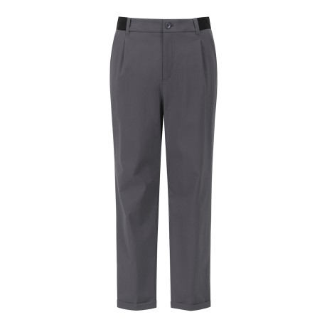 남성 로고 밴딩 롤업 팬츠