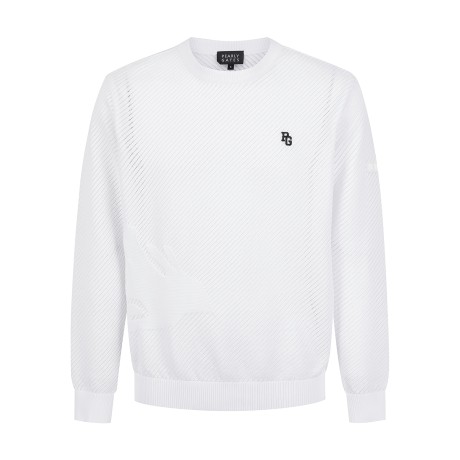 남성 바니 메쉬 긴팔 니트