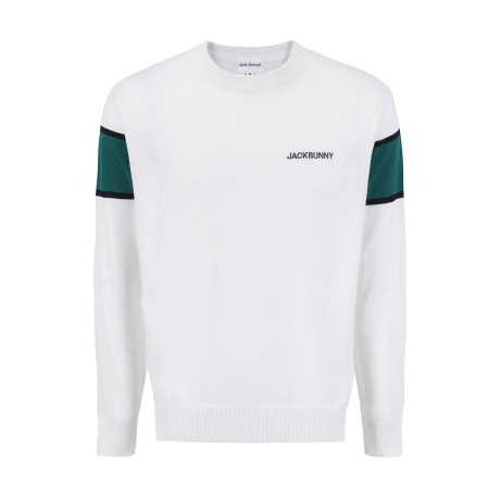 남성 잭바니 컬러 블록 니트