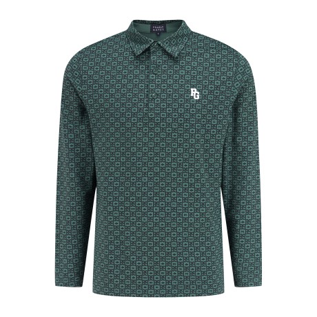 남성 바니 스퀘어 패턴 폴로 티셔츠