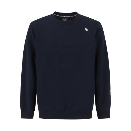 남성 엠보 로고 스웻셔츠