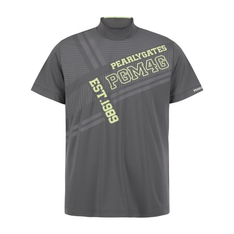 남성 스트라이프 믹스 냉감 반팔 티셔츠