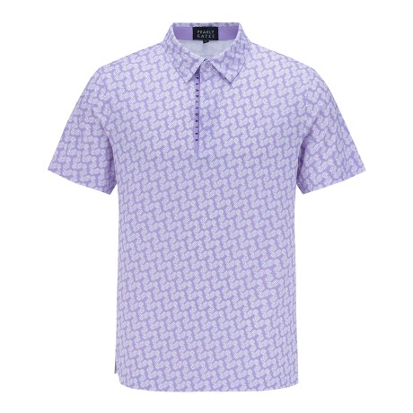 남성 모노그램 쿨링 반팔 폴로 티셔츠