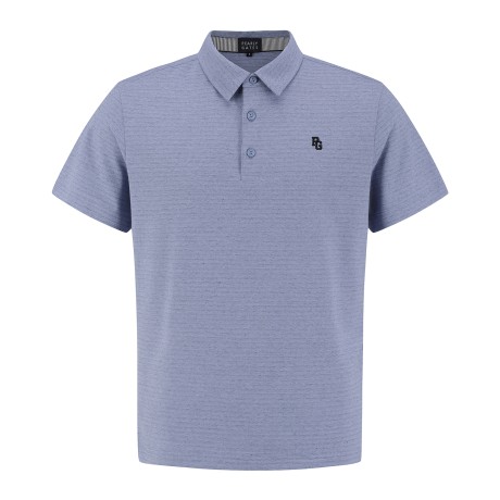 남성 심볼 멜란지 칼라 반팔 티셔츠