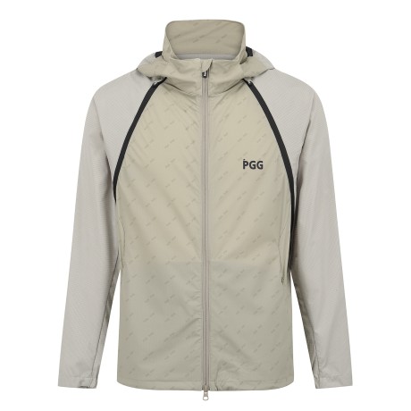 남성 PGG 사선 패턴 디테처블 점퍼