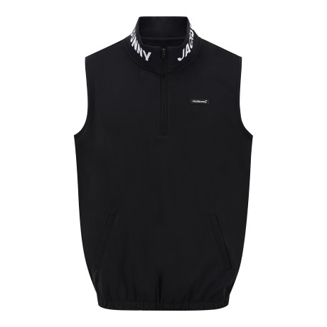 남성 잭바니 하이넥 방수 슬리브리스 점퍼