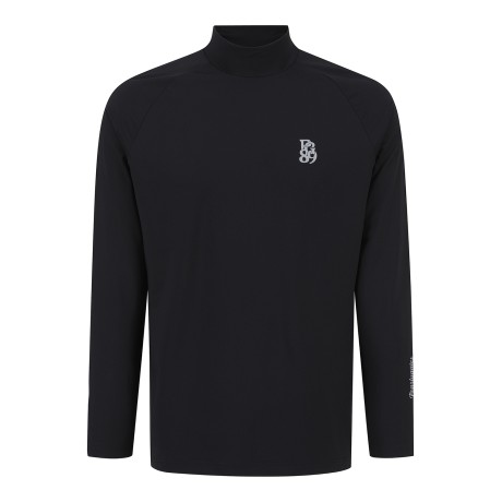 남성 로고 모크넥 저지 티셔츠